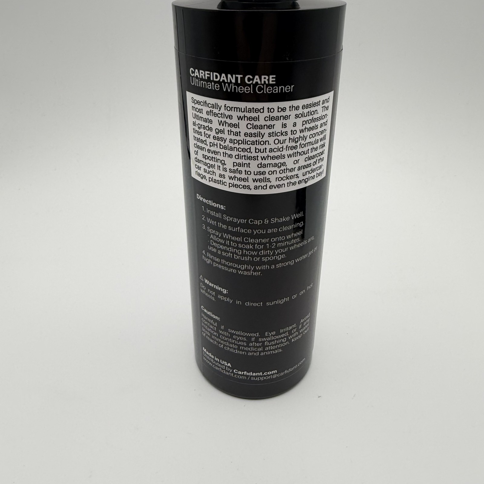 Carfidant Care Ultimate Wheel Cleaner 18oz (532ml) pH Balanced Acid-Free Gel