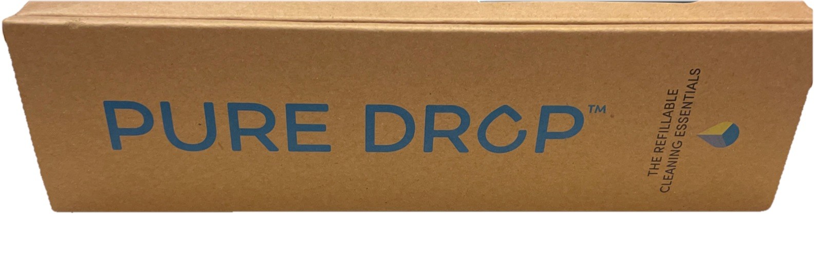 PURE DROP 3 Pack EcoFriendly 26oz Plastic Spray Bottles + 9 Cleaning Tablets NIP