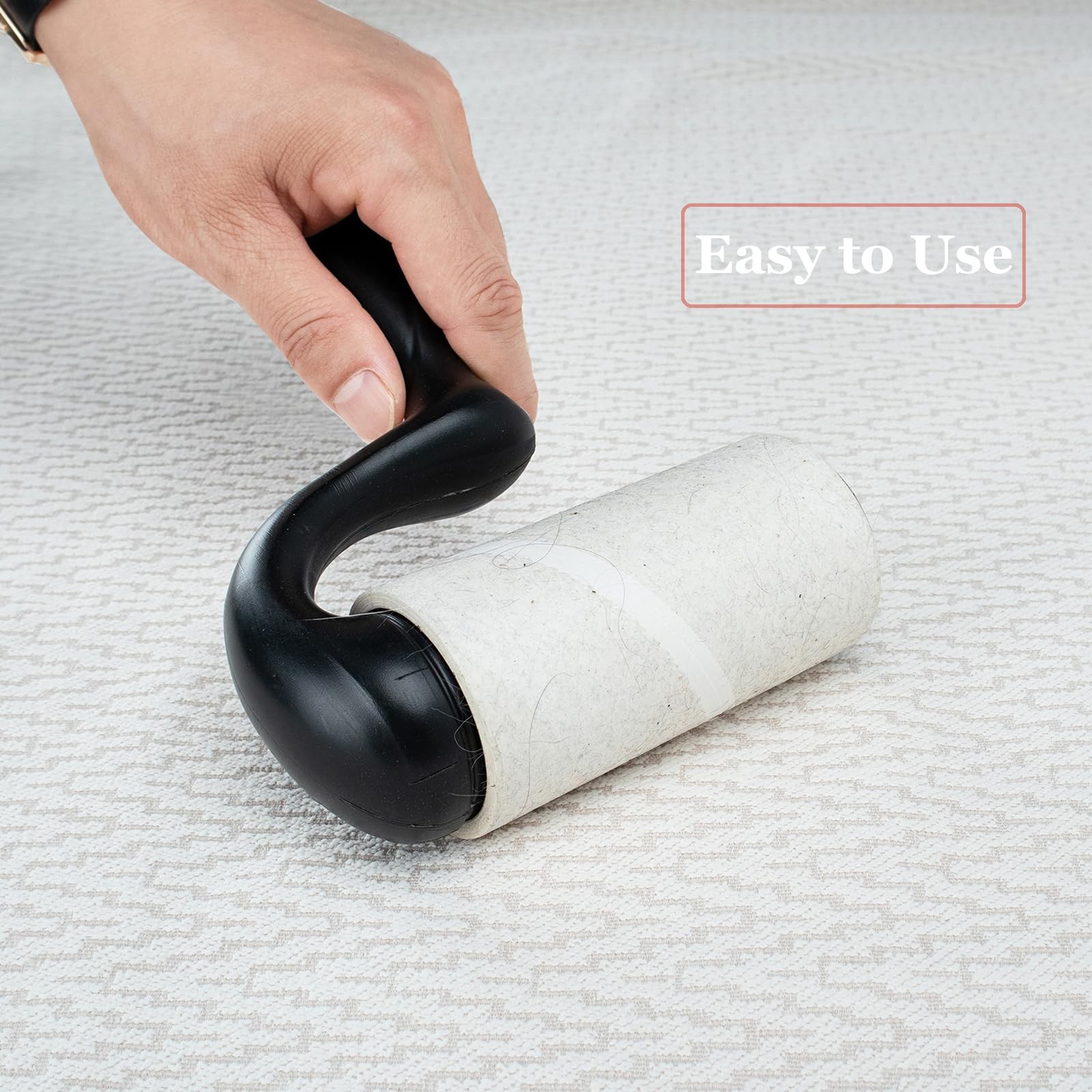 4 inch Lint Roller Refills Only for Scotch Inside Dia. 1 3/4 inch, White