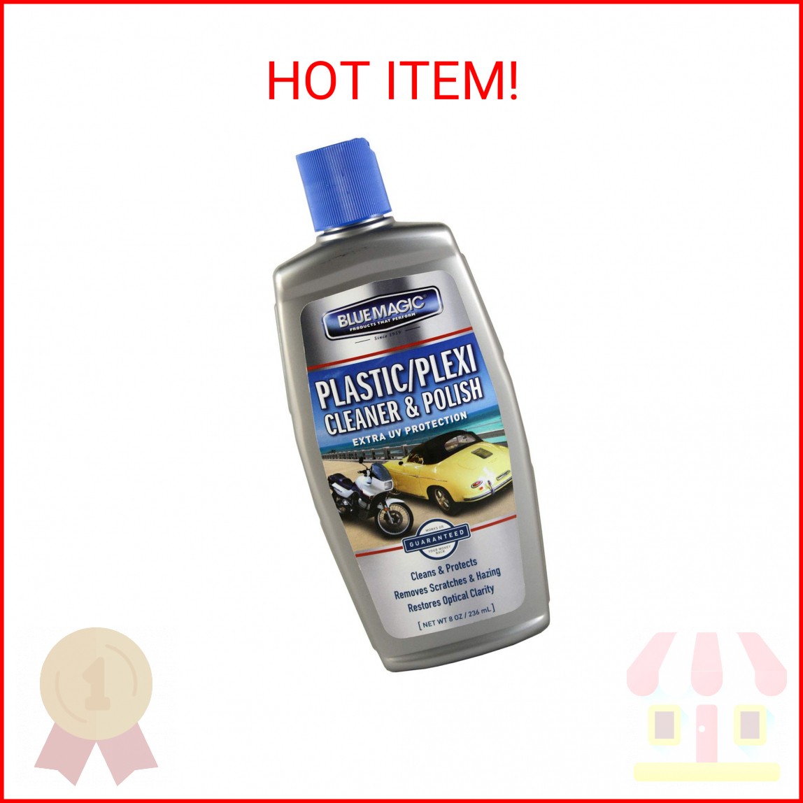 Blue Magic 750 Plastic and Plexiglass Cleaner – 8 fl. oz.
