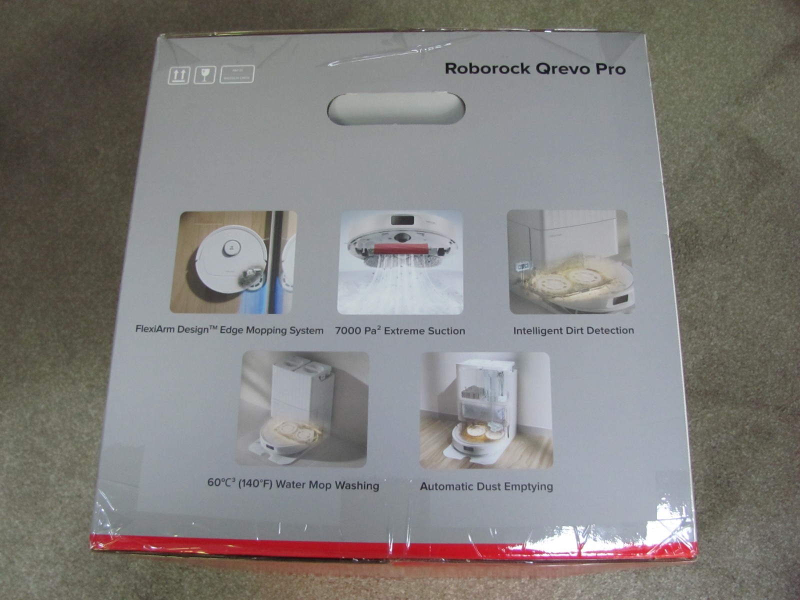Roborock Qrevo Pro Wi-Fi Connected Robot Vacuum and Mop with FlexiArm Design Edg