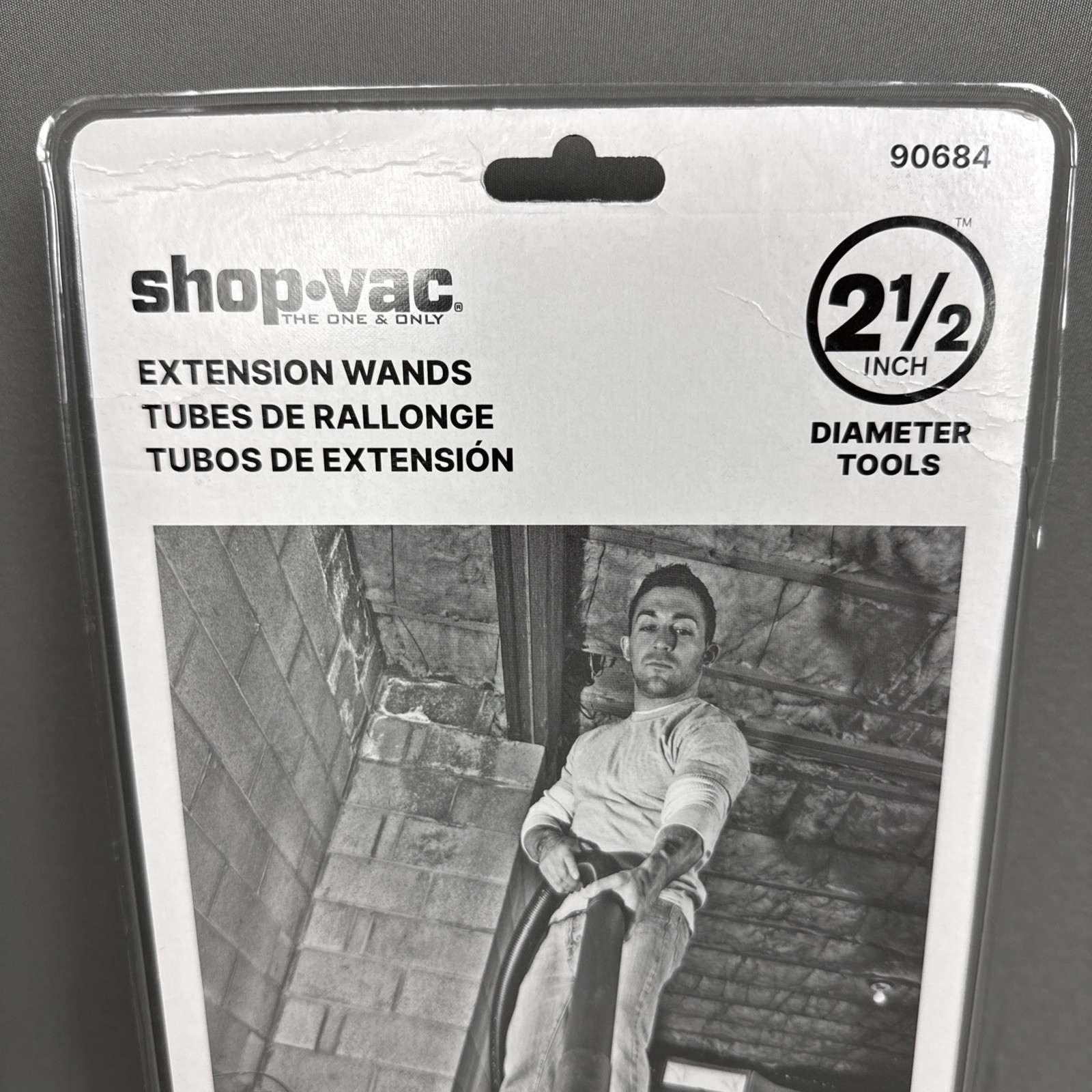 Shop-Vac 9068400-2.5″ Diameter Extension Wands 40″ Reach Fits 2.5″ Hose
