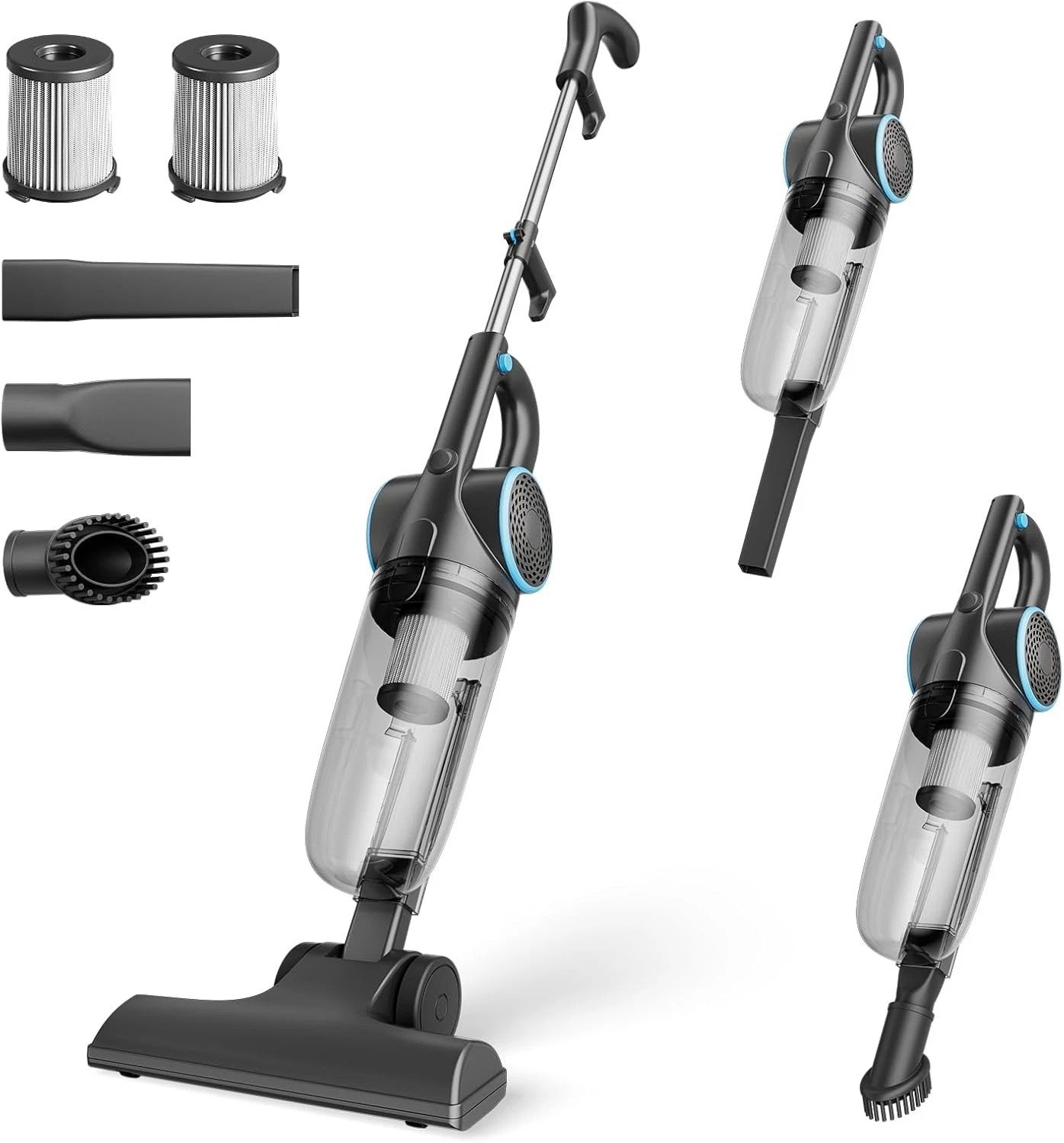 Corded Vacuum Cleaner, 600W 25KPa Powerful Stick Vacuum for Home Pet Hair | 2…