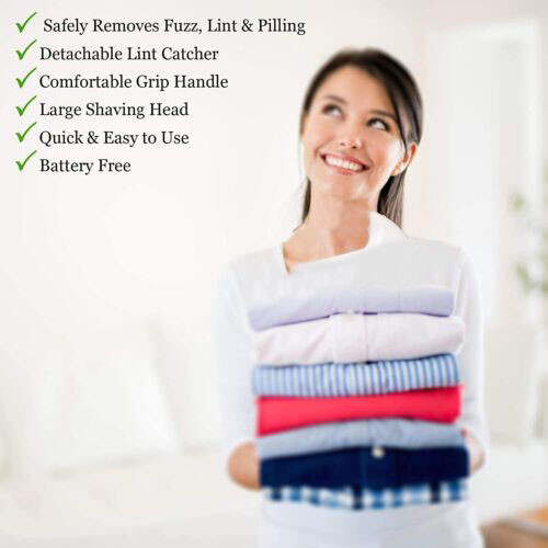 Electric Clothes Lint Pill Fluff Remover Fabrics Sweater Fuzz Shaver HouseholdUS