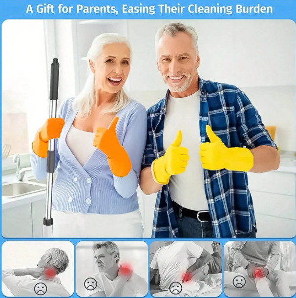 9-in-1 Power Cleaning Brush Set Adjustable Handle USB-C for Tubs, Tiles & Sinks