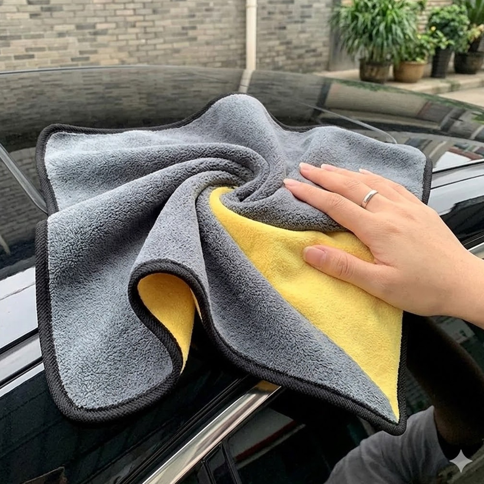 2/10/50 Pack Microfiber Cleaning Towels For Car Wash Drying Detailing