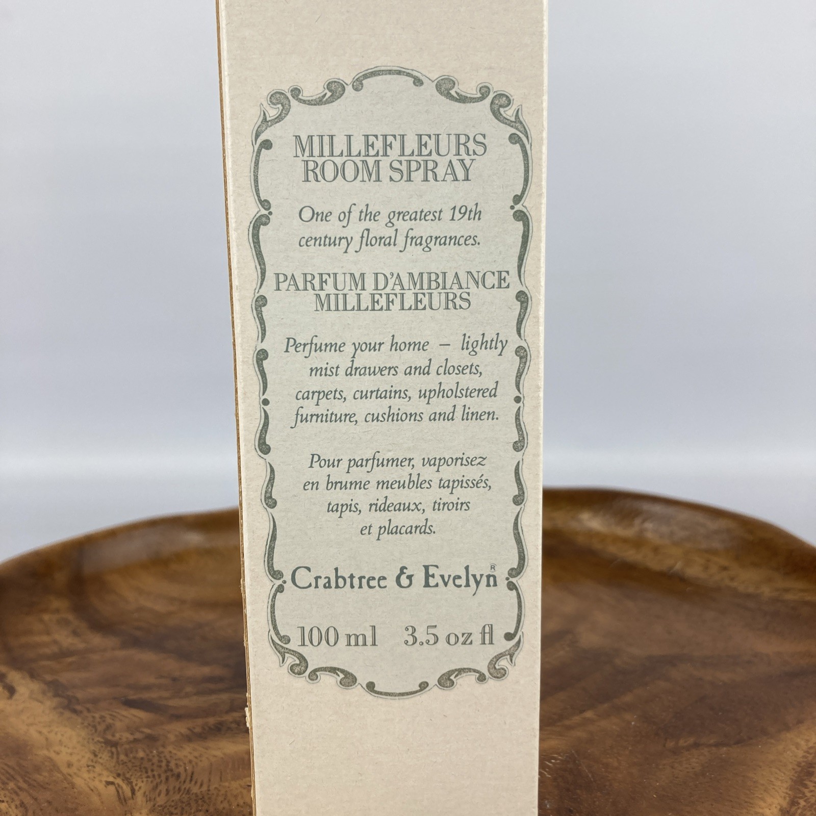 Vintage Crabtree & Evelyn MILLEFLEURS Room Spray 3.5 oz RARE New In Box
