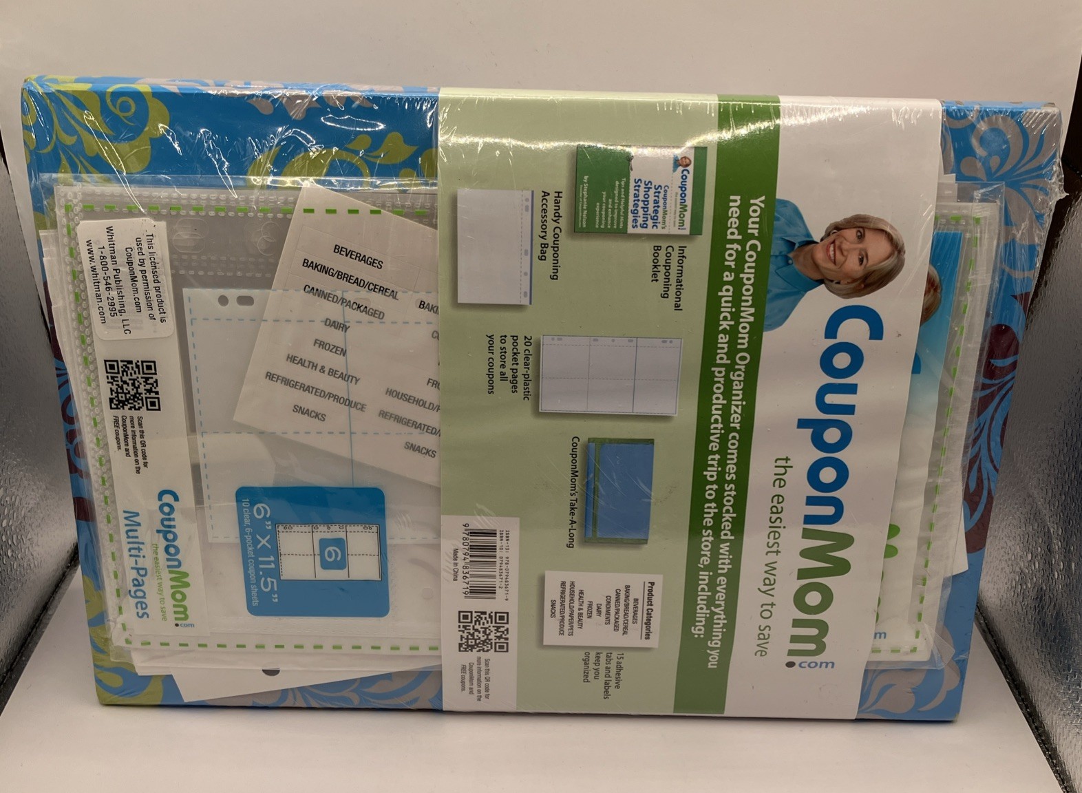 Coupon Mom The Ultimate Coupon Organizer NEW sealed Pad Take Along Pouch Holder