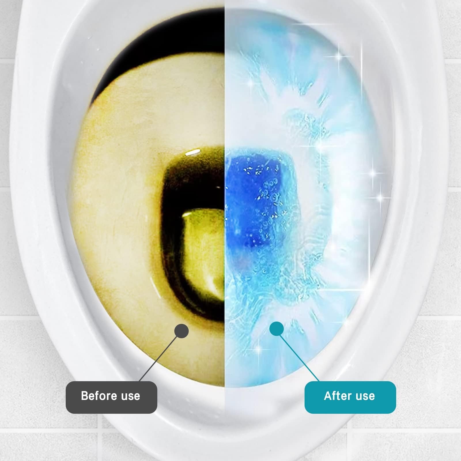 Automatic Toilet Bowl Cleaner Tablets | Long-Lasting, Easy-to-Use, Septic Safe