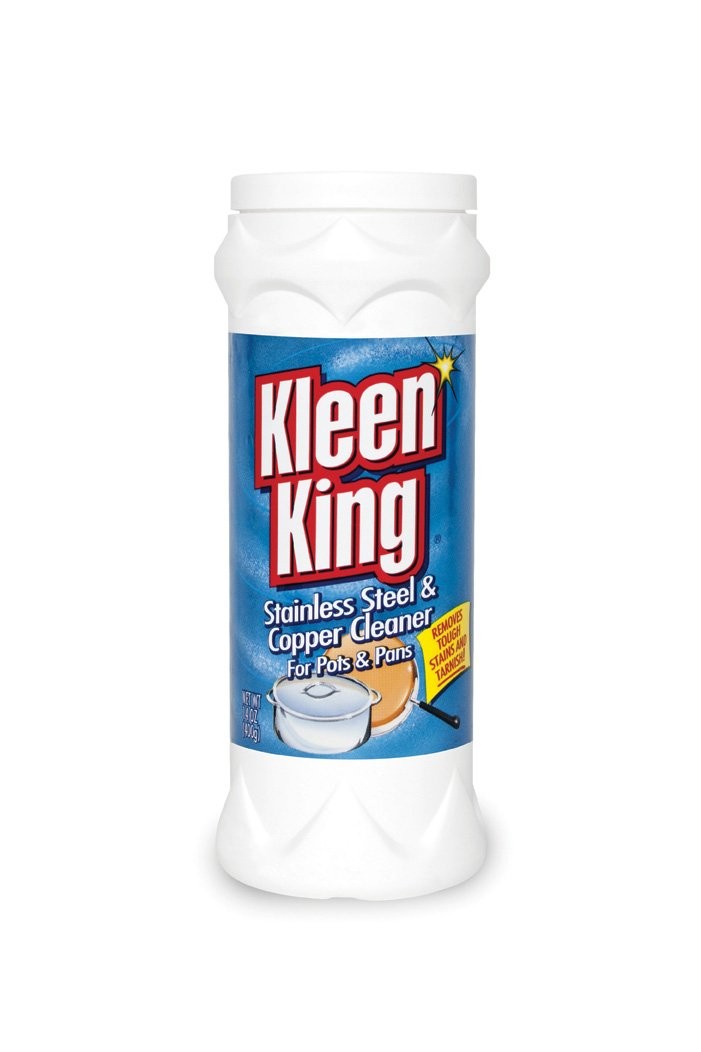 King Kleen Stainless Steel Cookware Cleaner and 14 Ounce (Pack of 1),