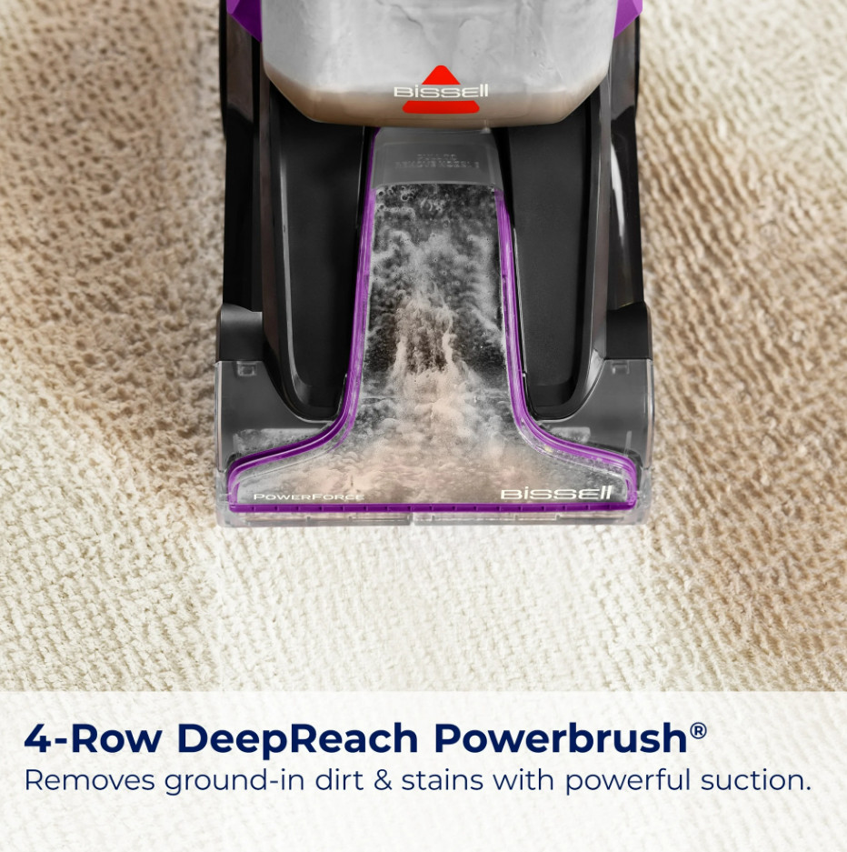 BISSELL PowerForce PowerBrush Pet Carpet Cleaner Machine with Formula 3938 – New
