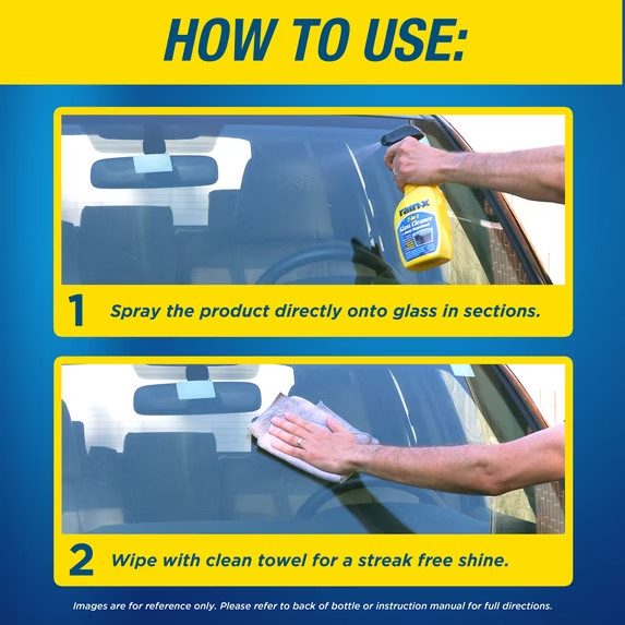 Rain-X 5071268 2-in-1 Glass Cleaner and Rain Repellant – 23 fl oz.