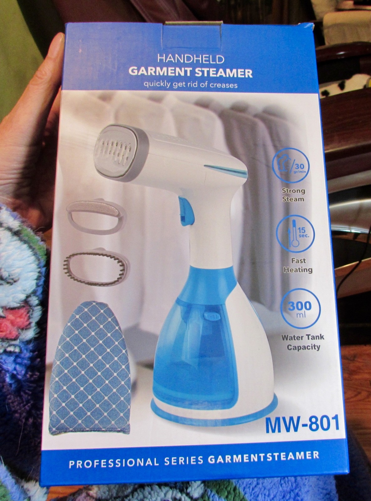 Handheld Garment Steamer MW-801 NIB China