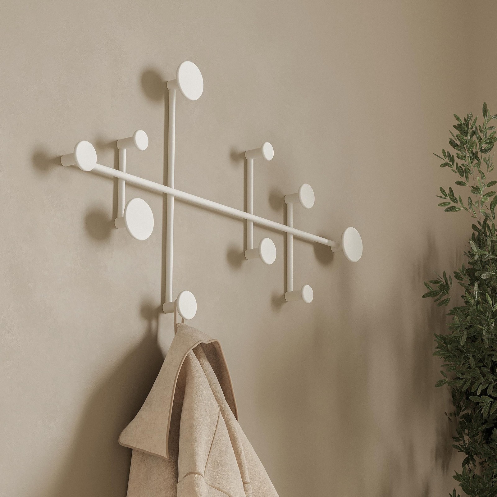 Kazai. ‘Sval’ Wall Wardrobe | Minimalist Coat Hook Design from Berlin | Moder…