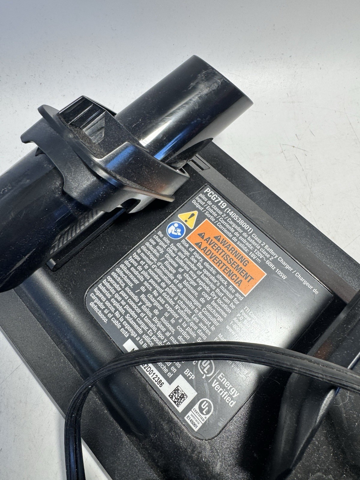 Ryobi PCG719 Charger Charging Docking Station for Advanced Stick Vacuum Z291