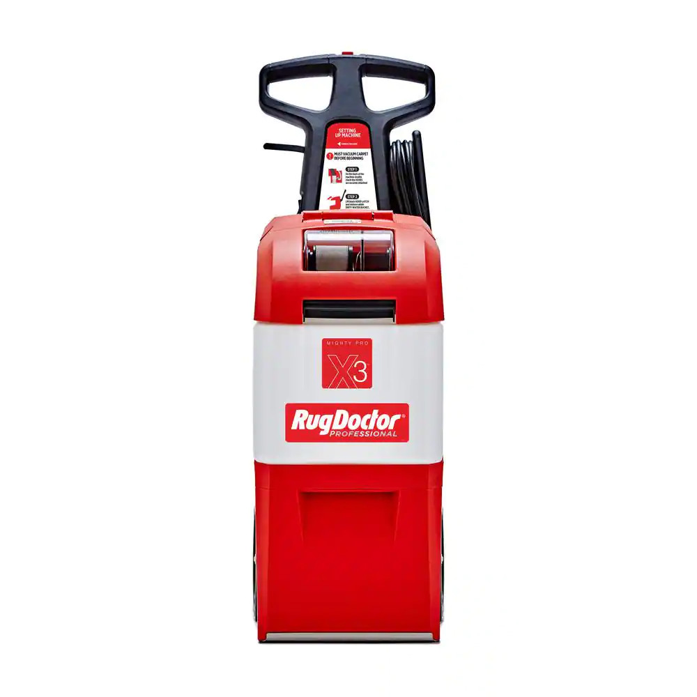 Mighty Pro X3 Commercial Upright Carpet Cleaner with Large Red Pro Pack