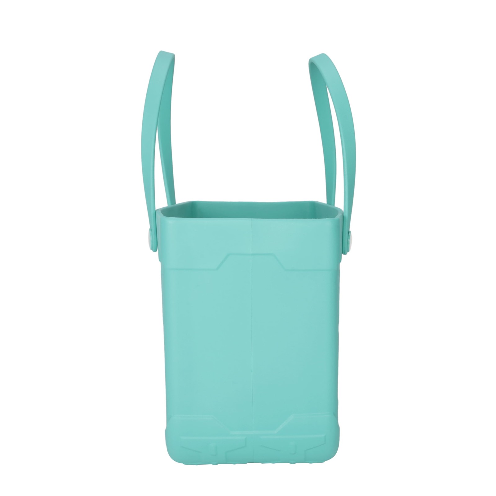 Mainstays Large Plastic Laundry Flex Tote, 18″W x 8.75″D x 13″H, Teal Dream