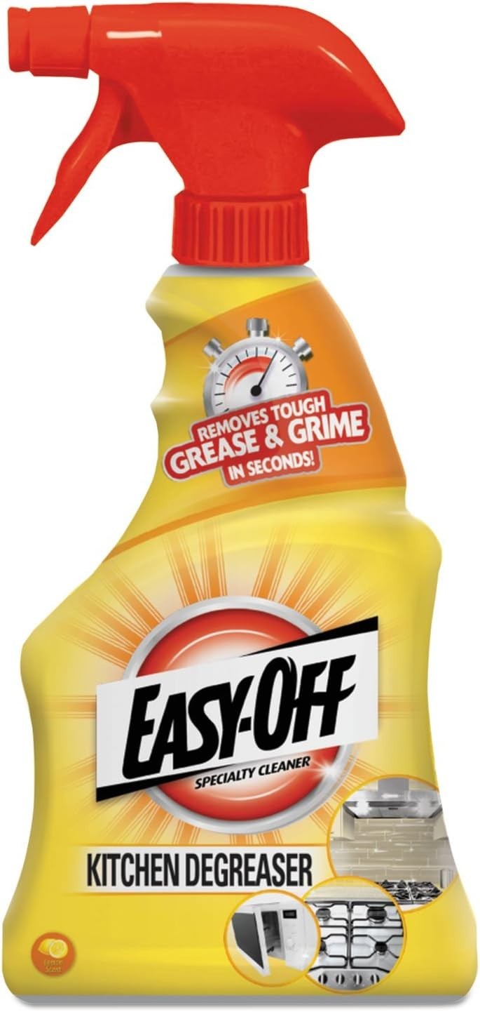 16 Fl Oz Non-Toxic Kitchen Degreaser with Lemon Scent – Powerful Grease Remover