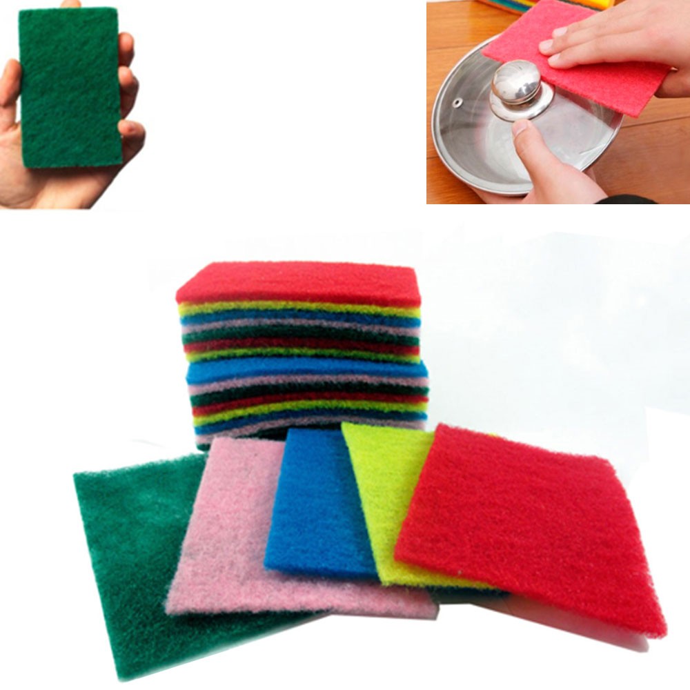 48 Ct Scouring Pads Medium Duty Home Kitchen Scour Scrub Cleanning Pad Wholesale