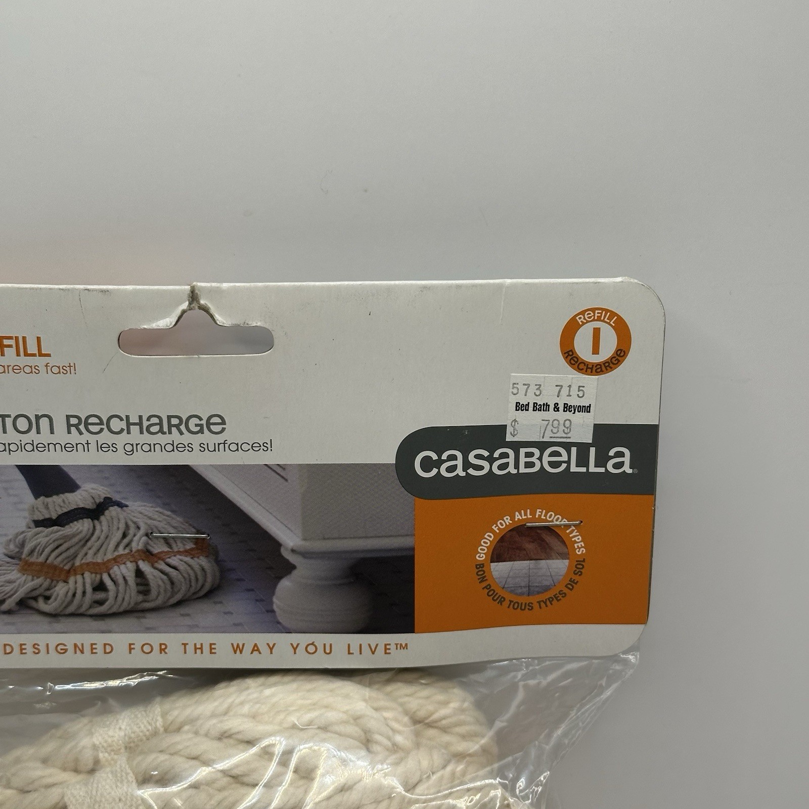 Casabella Cotton Wring Mop Refill Bed Bath And Beyond