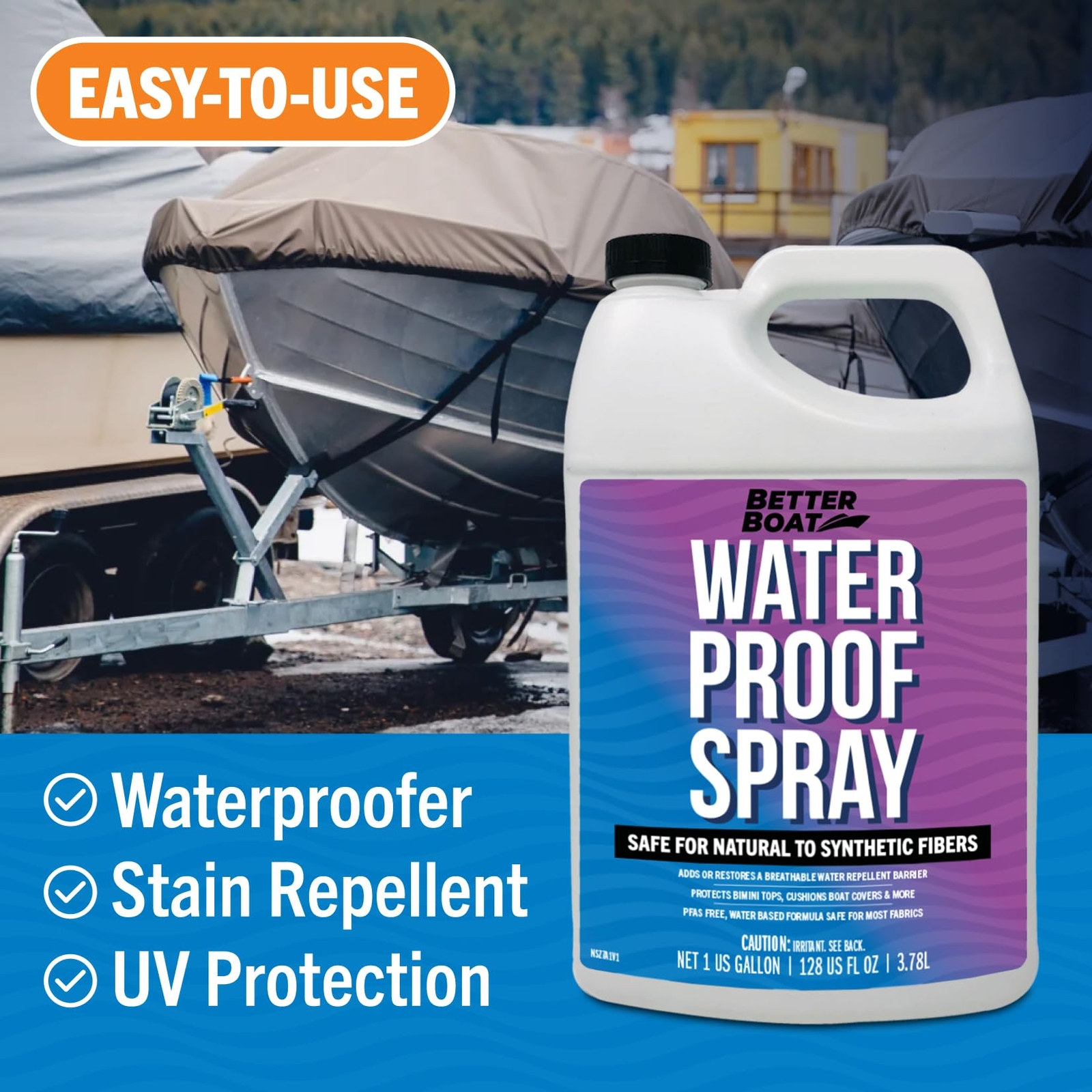 Gallon Fabric Waterproof Spray Heavy Duty Waterproofing Spray Fabric Protector