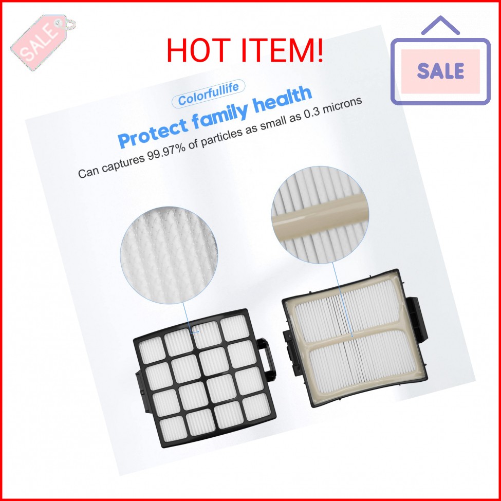 Colorfullife AZ3002 Filters Replacement for Shark Stratos AZ3002 AZ3000 AZ3000W