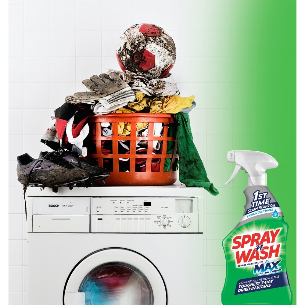 Spray ‘n Wash Max – Trigger 22oz: Stain Remover, Bleach-Free, Fresh Scent