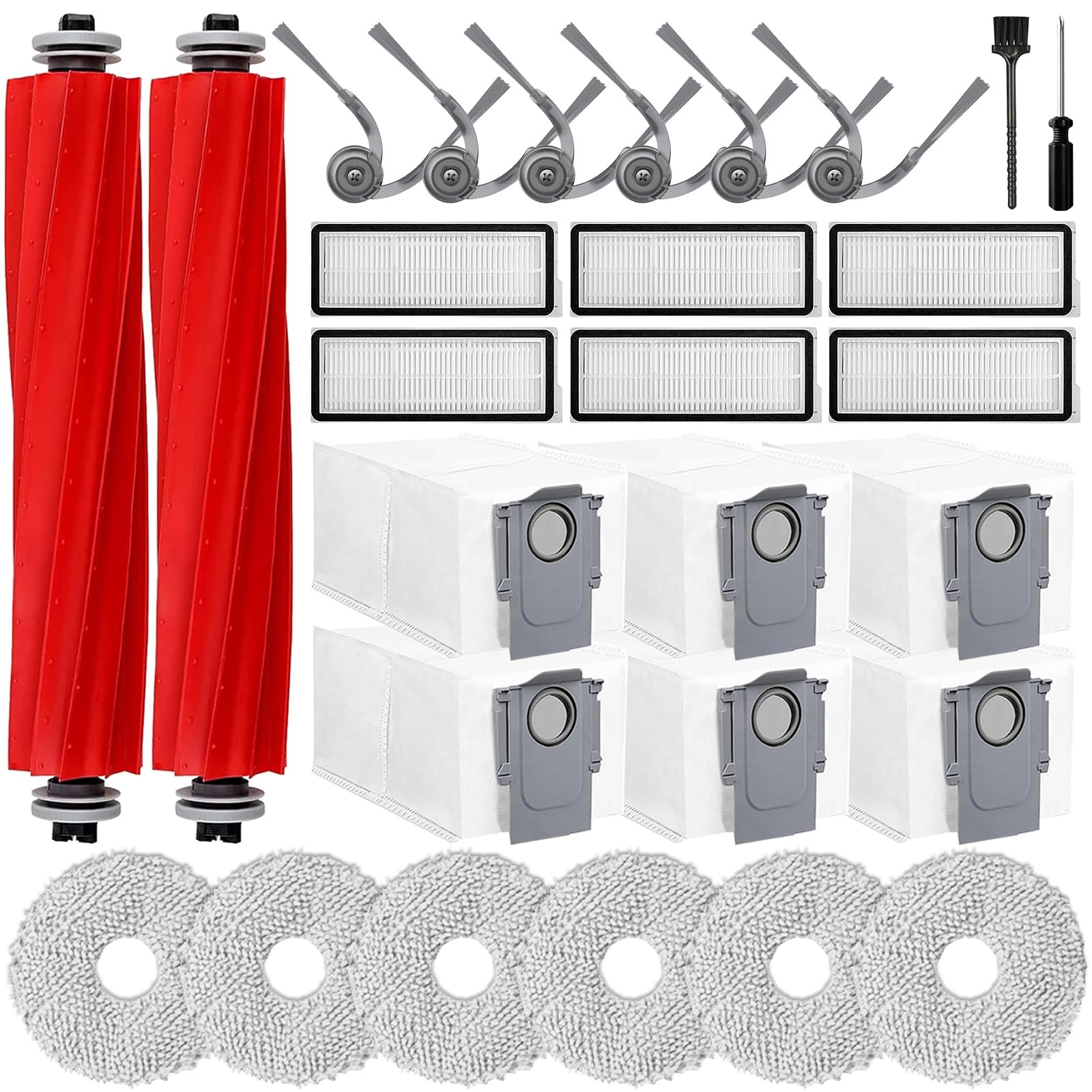 iRobacc Qrevo S Pro Accessories Kit for Roborock QX Revo Plus, QV 35A(S), Qre…