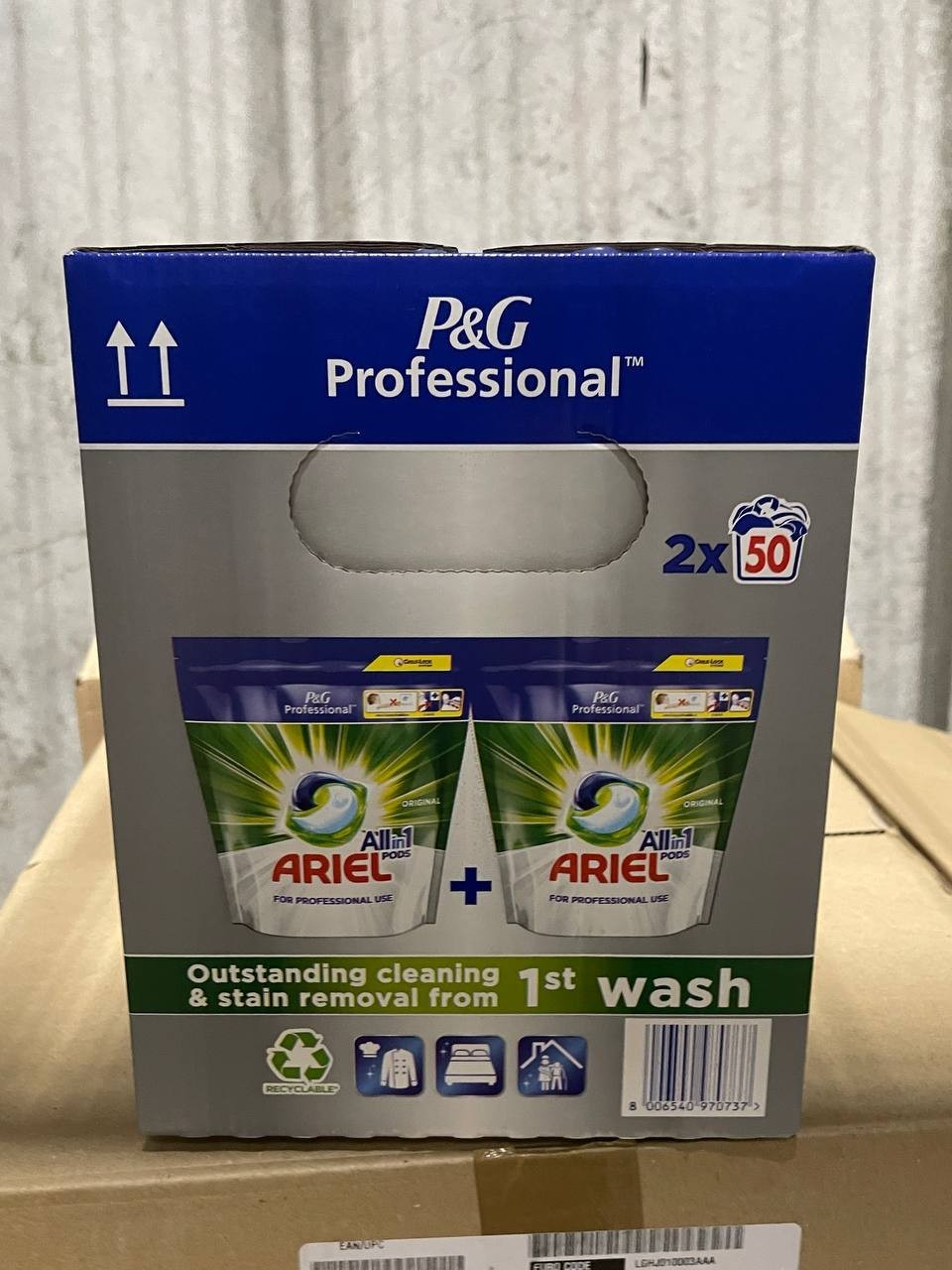 Ariel Professional Liquipods Regular 2×50 Washes 100W 1906g New Bulk Pack