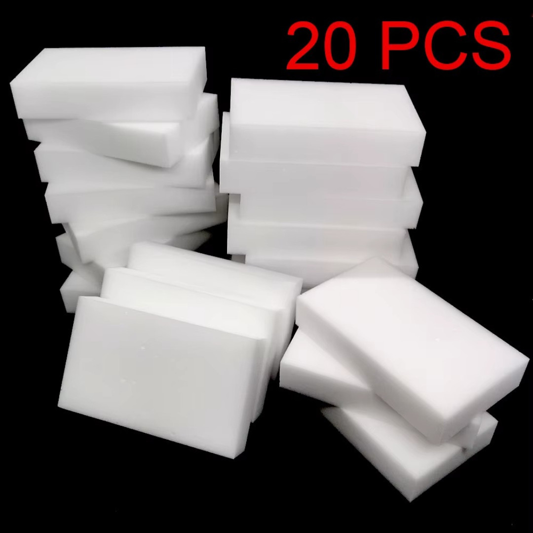 100 PCS Sponge Eraser BULK PACK Melamine Cleaning Foam 3/4″ Thick Kitchen Bath