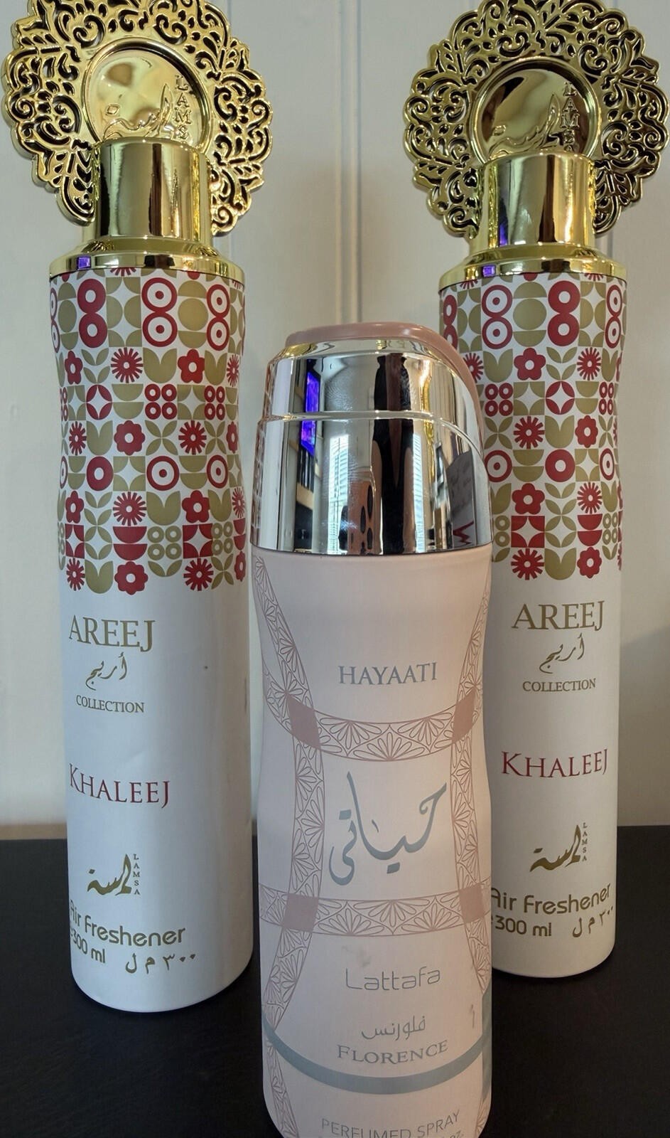 Lattafa Florence & Areej Khaleej Air Freshener Spray Set Floral 200ml 300ml