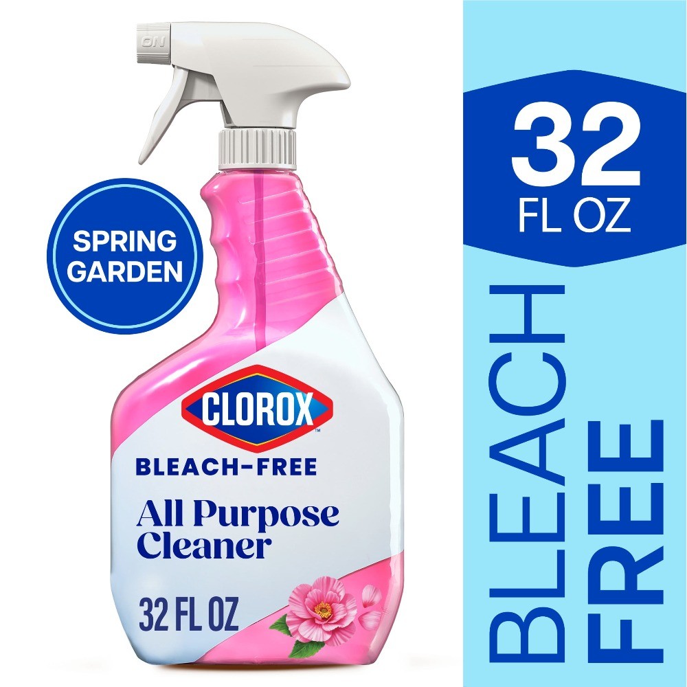 Clorox All Purpose Cleaner, Bleach Free, Spring Garden, 32 fl oz