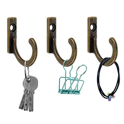 100 Pieces Key Hooks Jewelry Small Hooks Key Hanging Small Hooks Wall Mounted…