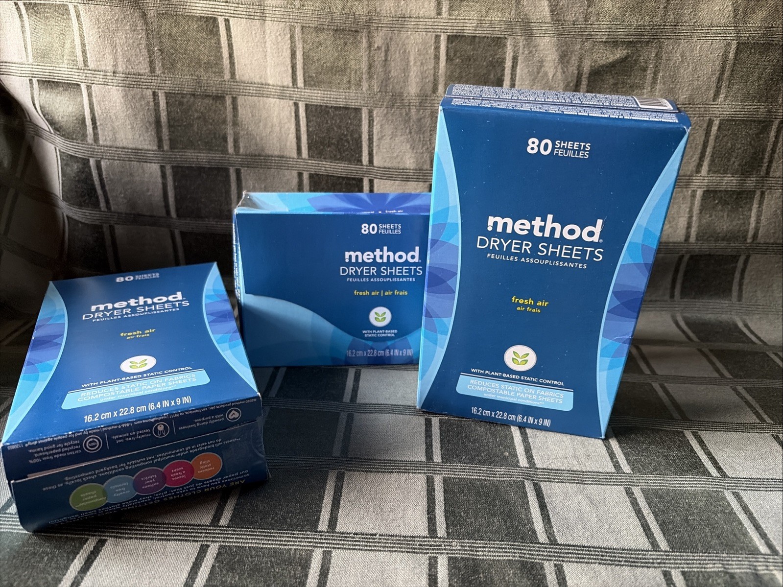 💨 Method Dryer Sheets – Fresh Air – 80 Count 🌺