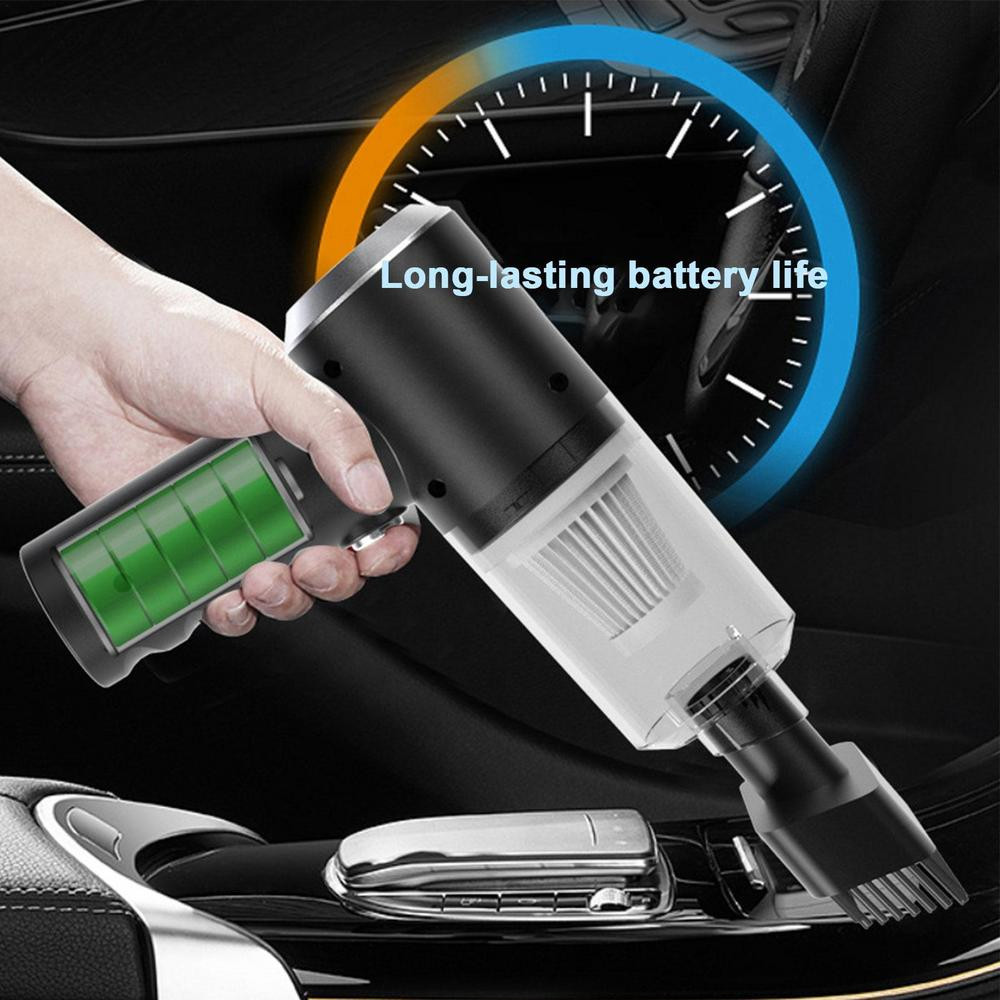 Vacuum Cleaner Blower Suction Washable HEPA Filter Cordless Black 9000PA