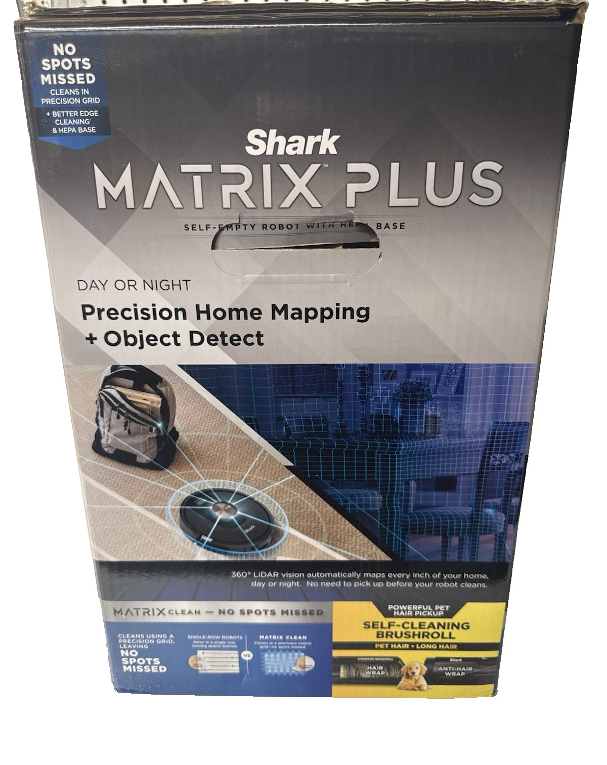 Shark Matrix Plus Robot Vacuum with Self-Empty HEPA Base BNIB Factory Sealed