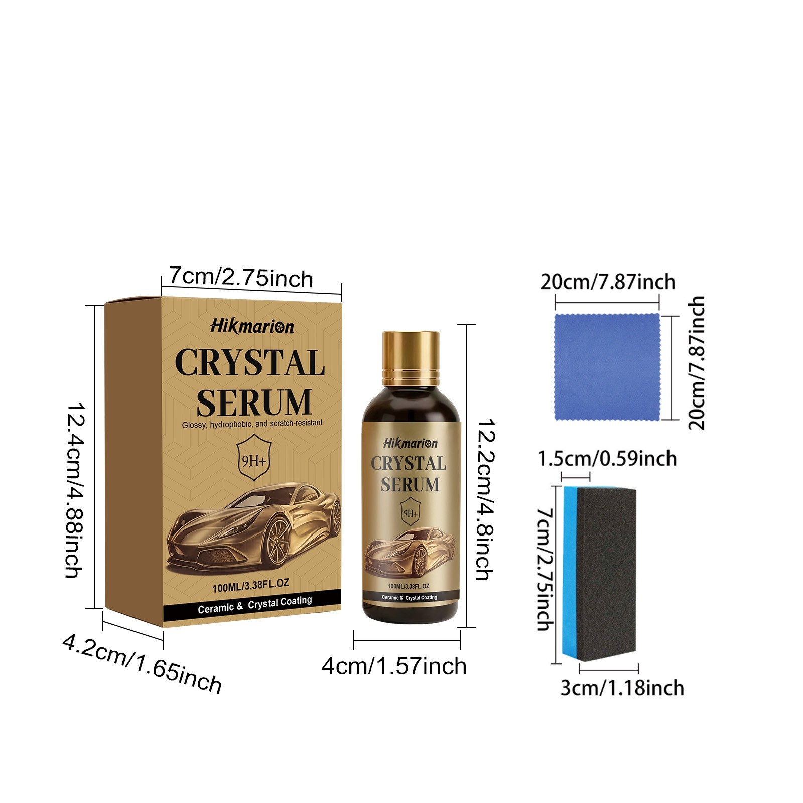 100ML PTZ Crystal Serum – Advanced Graphene Ceramic Coating For Cars ? New