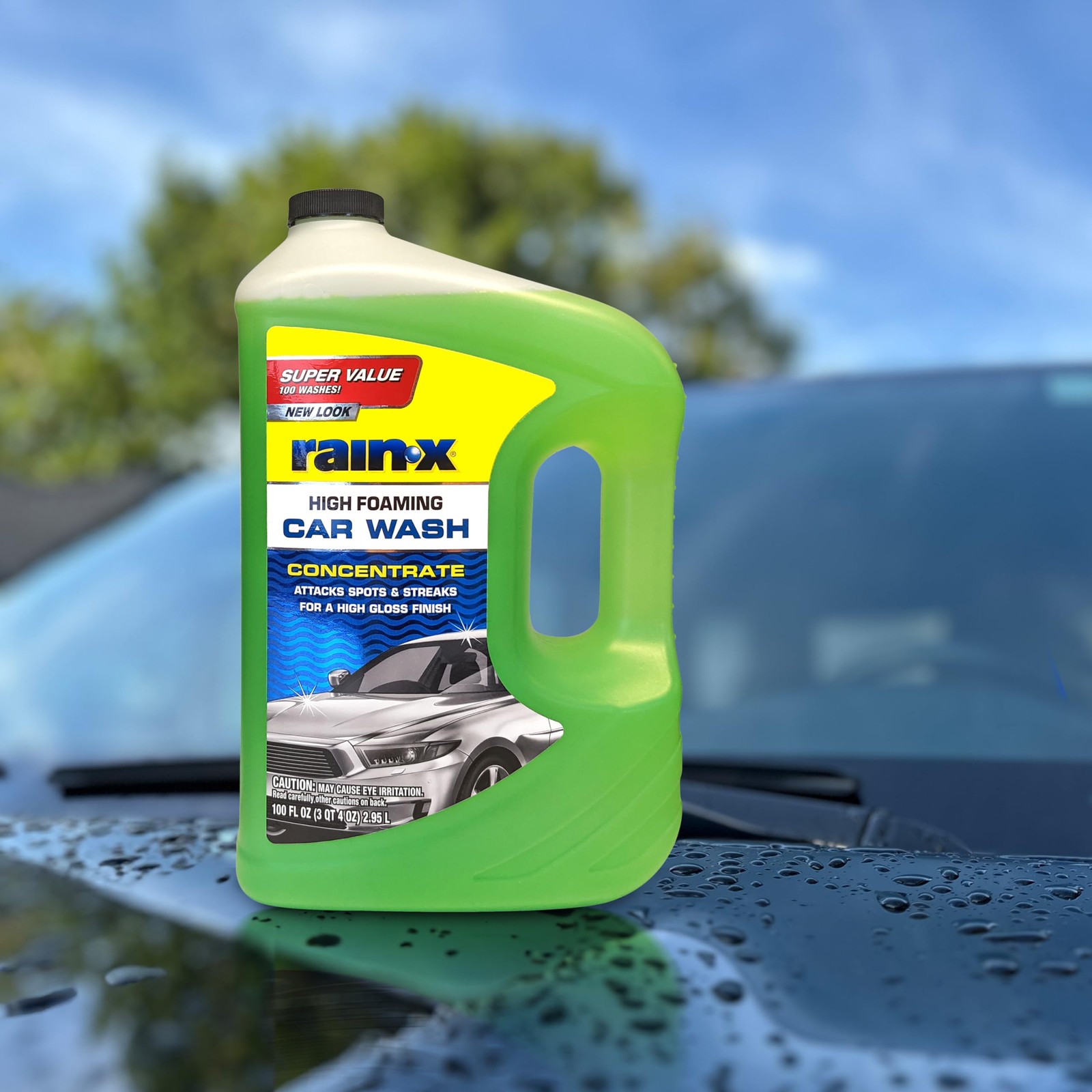 Rain-X 620191 Foaming Car Wash – 100 fl oz. 100 Fl Oz (Pack of 1)