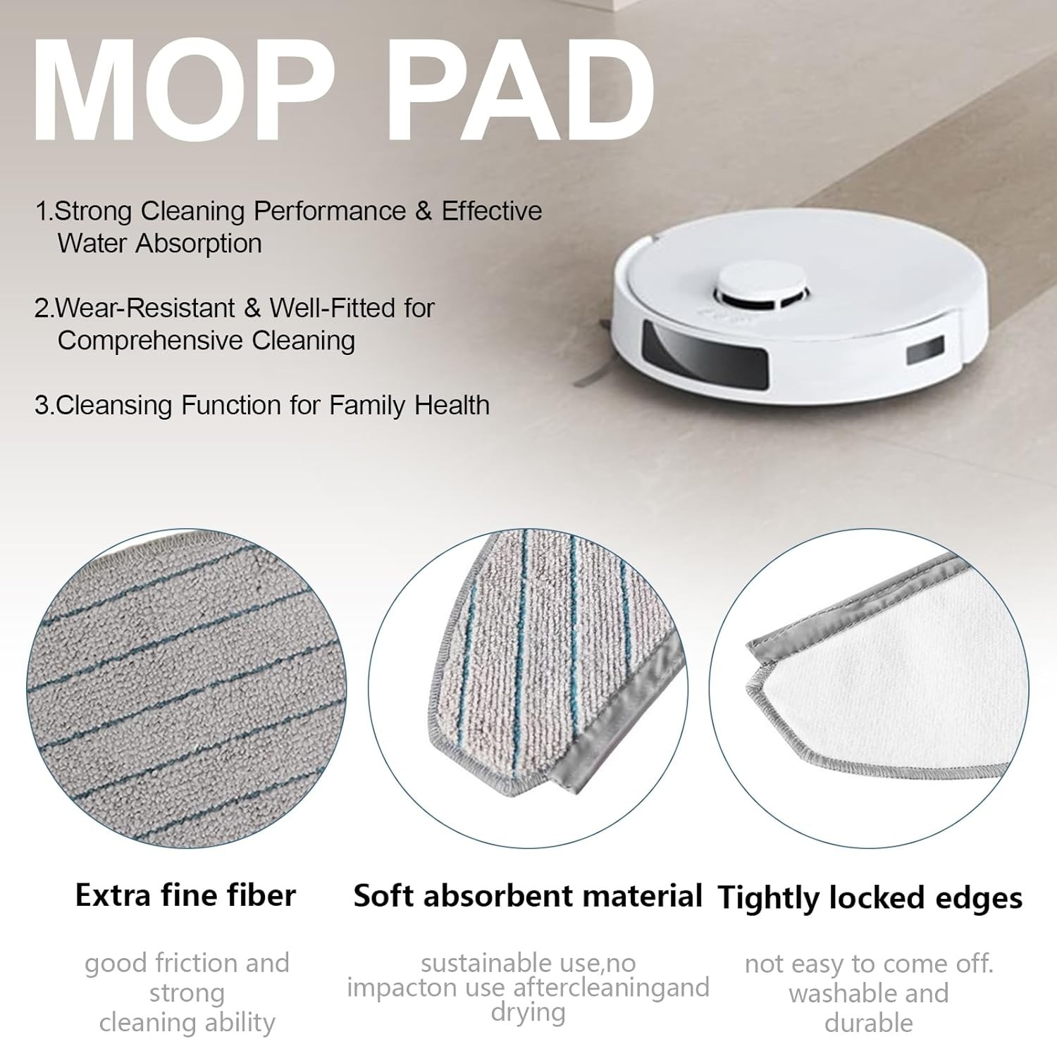 Replacement for ECOVACS DEEBOT N20 Pro Plus N20 Plus for Yeedi C12 Pro Plus C12