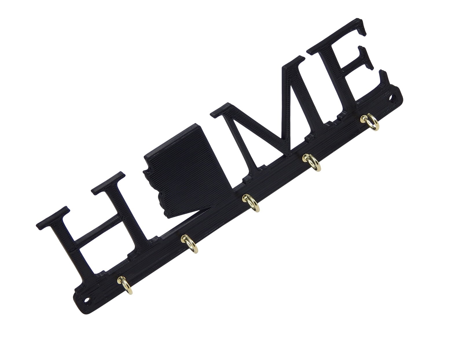 Arizona Home State Shape Key Holder Hanger Rack Housewarming Gift Wall Decor