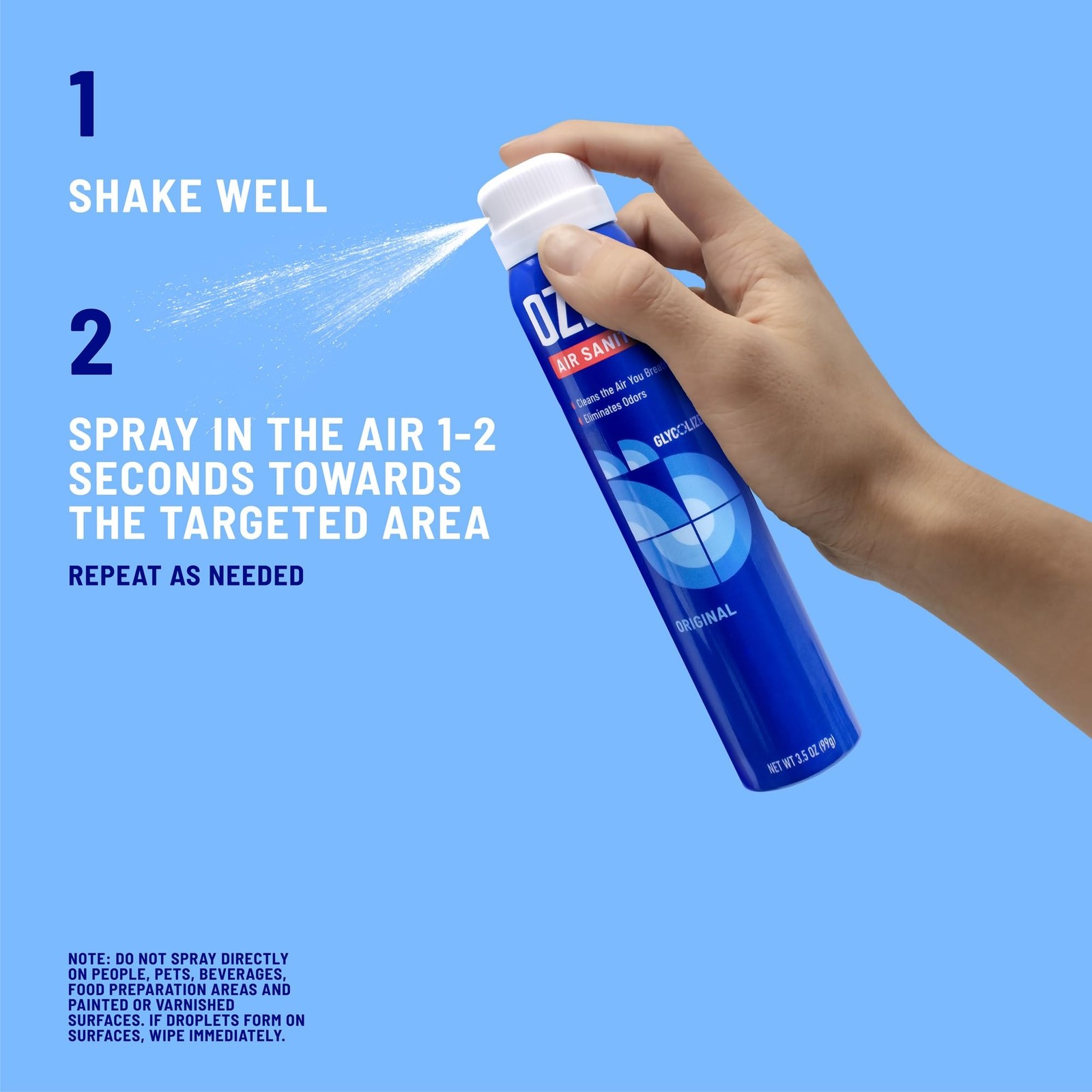 Ozium Air Sanitizer 3.5 Oz Pack Of 4 Odor Eliminator And Air Deodorizer