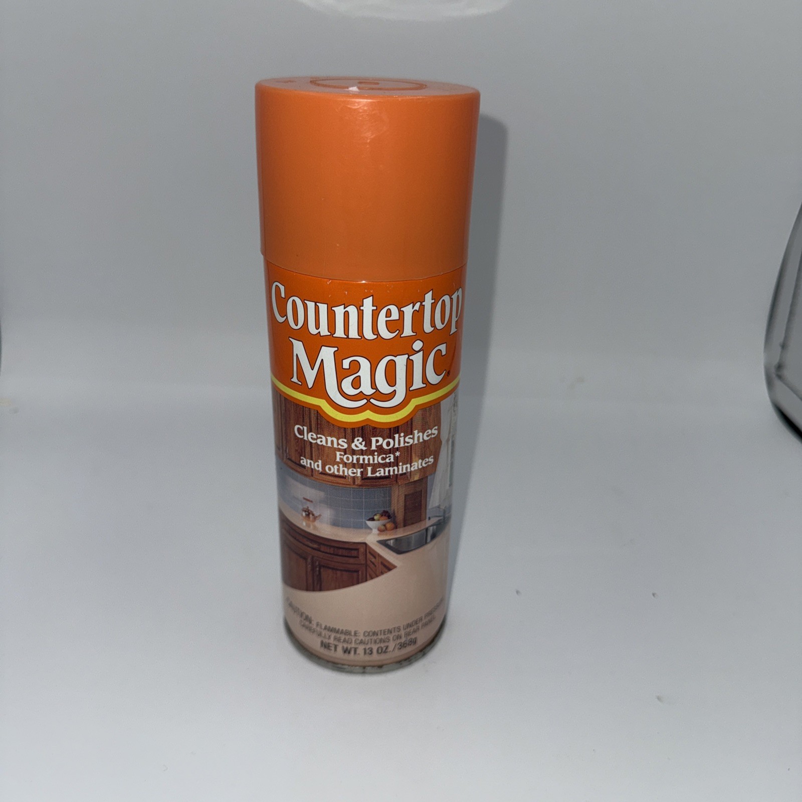 Vintage Original Countertop Magic Aerosol Spray Cleans Polishes 13 oz…New O/S