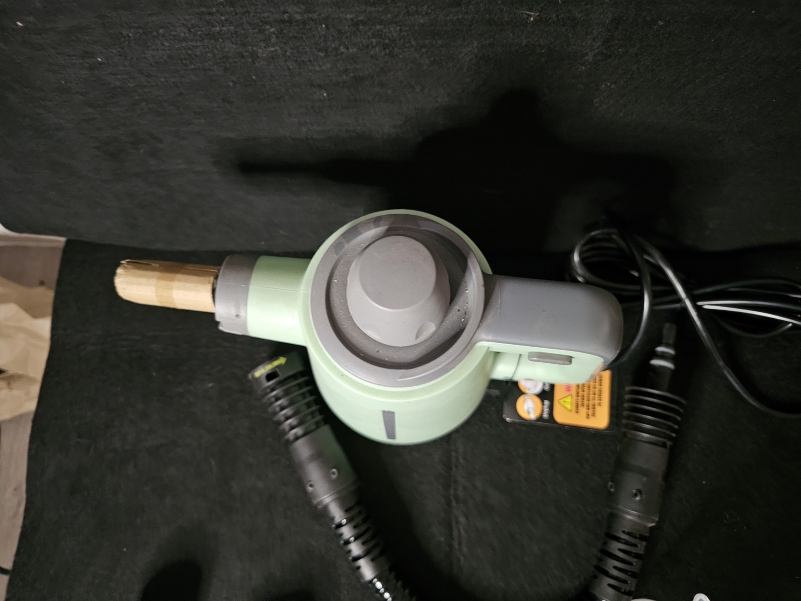 VeRosky 1300W Handheld Pressurized Multi-Surface Steam Cleaner WHL-618 Green