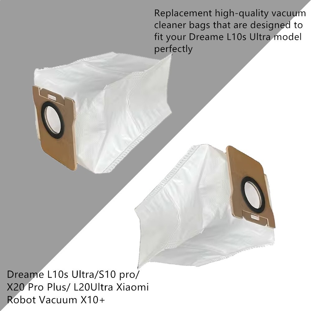 12pcs Dust filter Bag for Dreame L10s Ultra/S10 pro/X20 Pro Plus/L20 Ultra