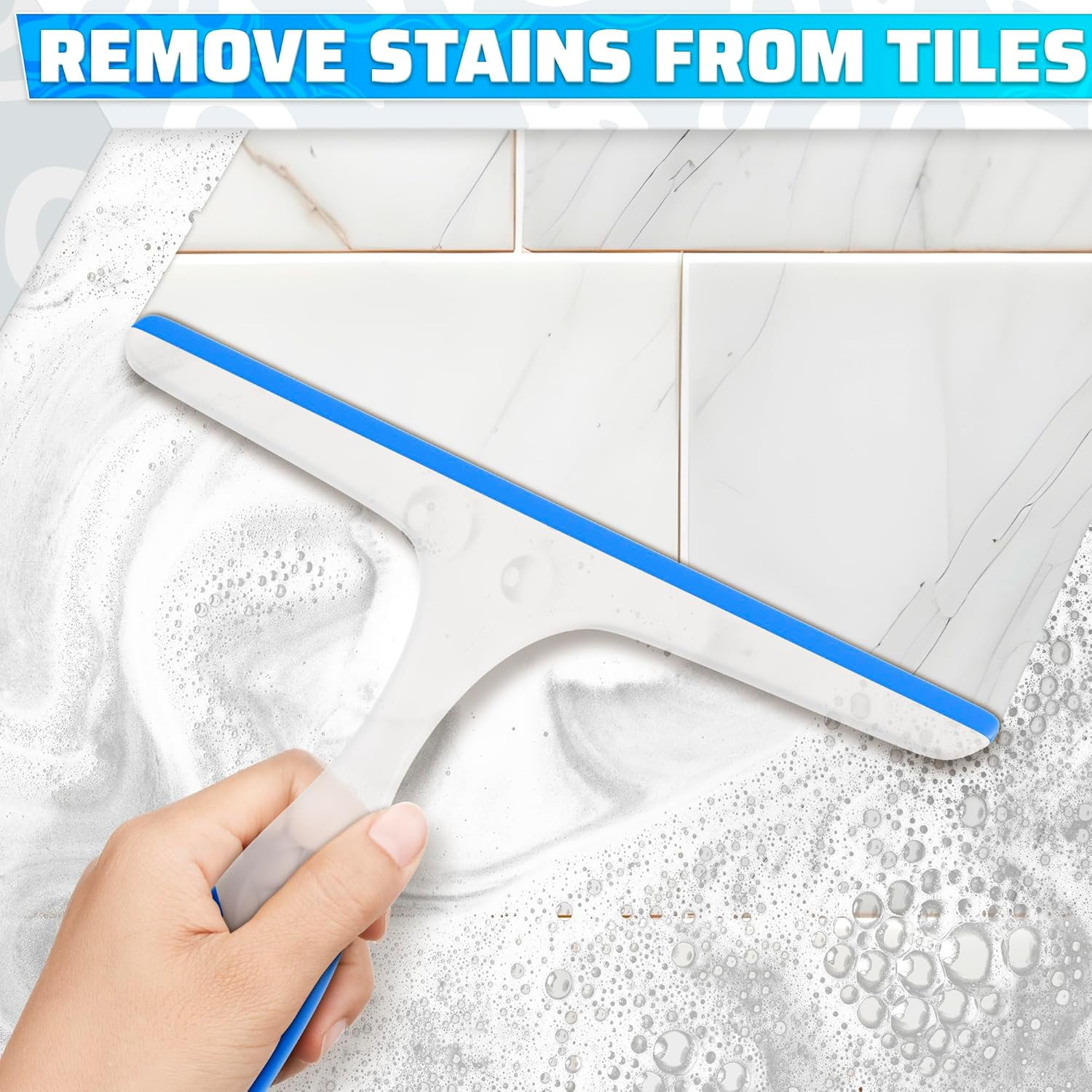 2PCS Squeegee For Shower Mirror Window Door Home Office House Cleaner Car Glass