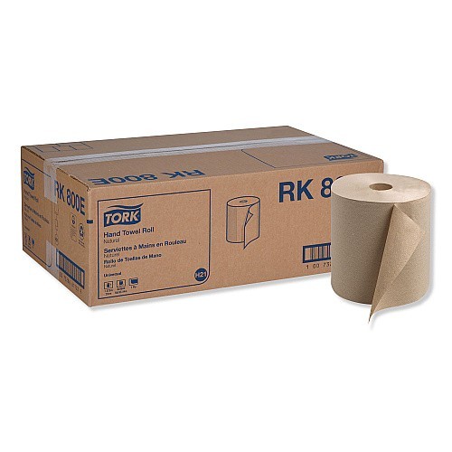 Tork® Universal Hardwound Roll Paper Towels, Brown, 800-ft.
