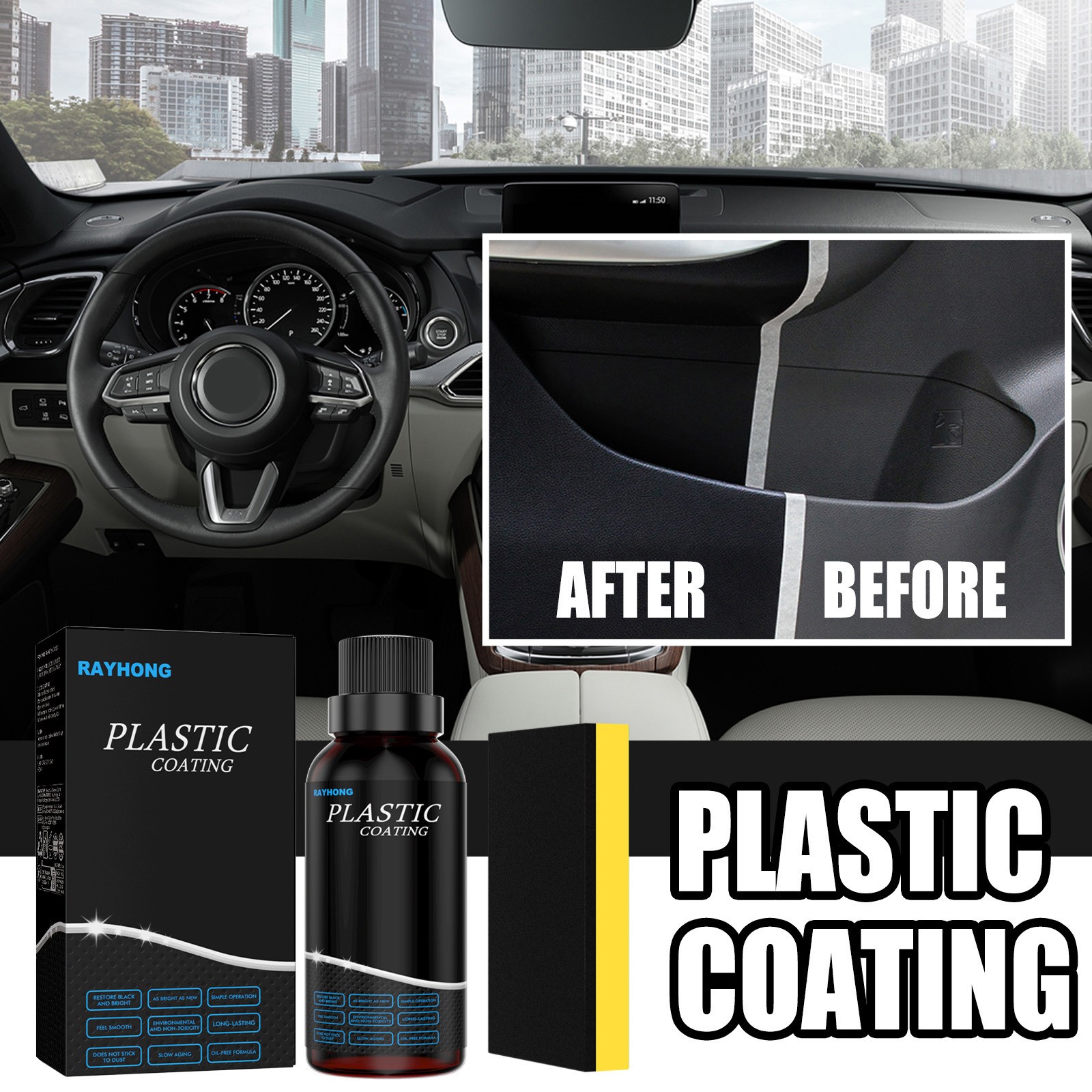Leather Renew Cream Restores Color Softens Faded Car Seats Sofa Interior