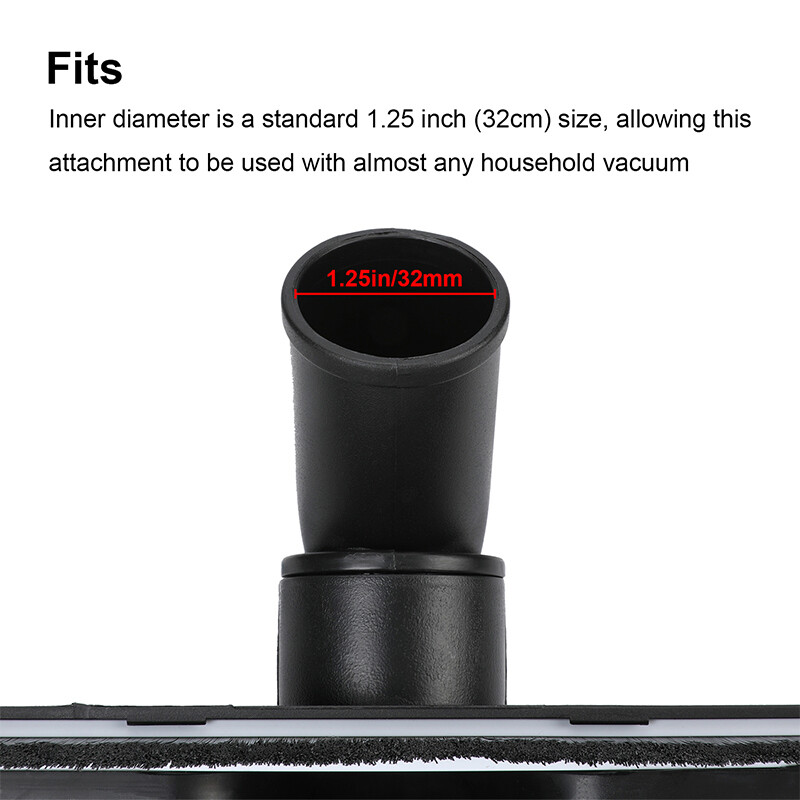 Universal 12″ Vacuum Cleaner Attachment Floor Brush Tool 1.25″ 32mm Replacement