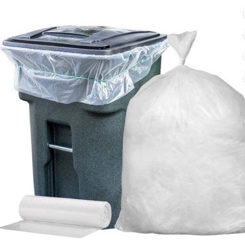 Walmart 64 Gallon Trash Bags 40×57, QTY 120/Case, 554178780, Garbage Bags