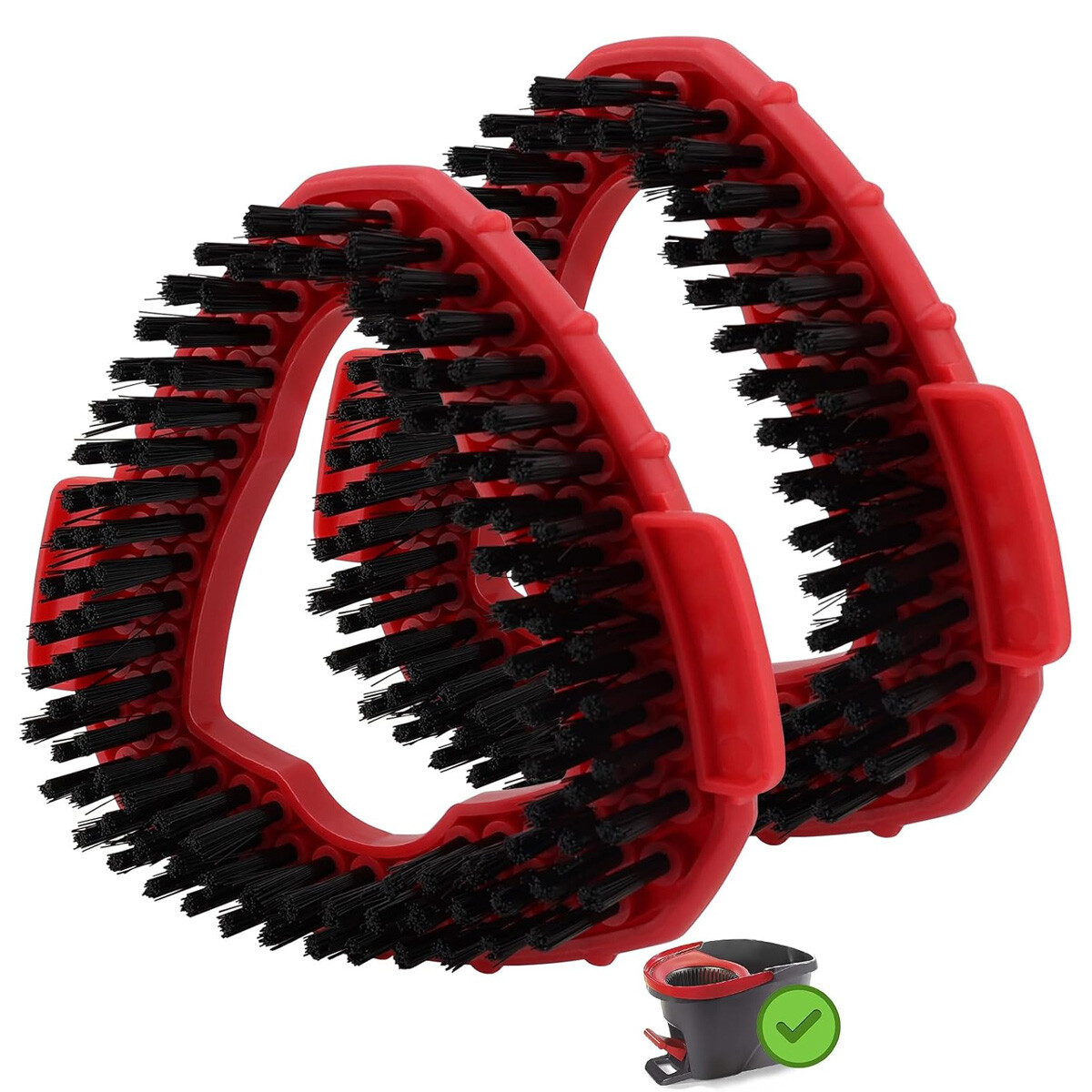 For O-Cedar Spin Mop Replacement Microfiber Mop Head Kit – Easy to Clean